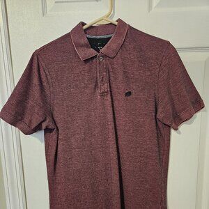 Banana Republic Maroon Pique Polo Shirt